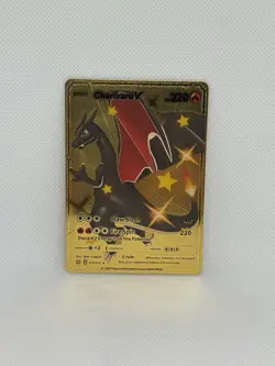 Charizard V Fire Spin Gold Foil Card - Image 1