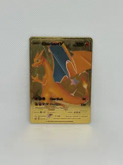 Charizard V Claw Slash Gold Foil Card - Image 1