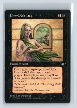 LIM-DUL'S HEX - MTG Magic the Gathering Card - Ice Age - Uncommon - Image 1