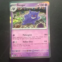 Gengar 094/165 Scarlet & Violet 151 Holo Rare Pokemon TCG Card NM - Image 1