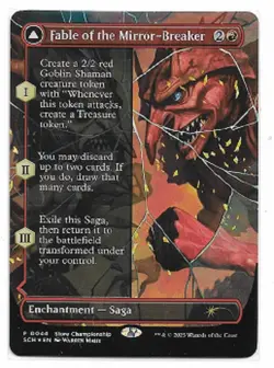 MTG magic cards 1x Fable of the Mirror-Breaker - Foil promo Store Championship 2 - Image 1