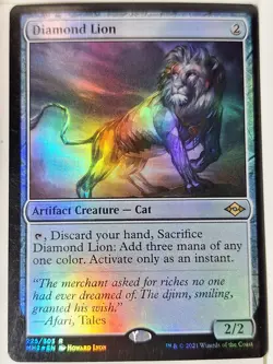 Diamond Lion - FOIL - Modern Horizons 2 - Magic the Gathering MTG Nice! - Image 1
