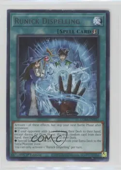 Runick Dispelling 1st Ed. YuGiOh Tactical Masters #TAMA-EN032 12kb - Image 1