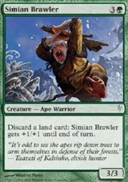 Simian Brawler - ColdSnap #122/155 MTG Magic The Gathering - Image 1