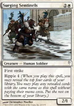 Surging Sentinels - ColdSnap #20/155 MTG Magic The Gathering - Image 1