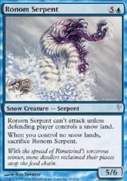Ronom Serpent - ColdSnap #45/155 MTG Magic The Gathering - Image 1