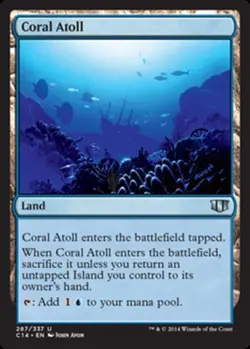 Coral Atoll - Commander 2014 #287/337 MTG Magic The Gathering - Image 1