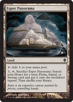 Esper Panorama - Commander 2013 #286/356 MTG Magic The Gathering - Image 1