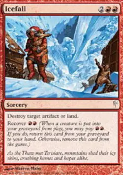 Icefall - ColdSnap #85/155 MTG Magic The Gathering - Image 1
