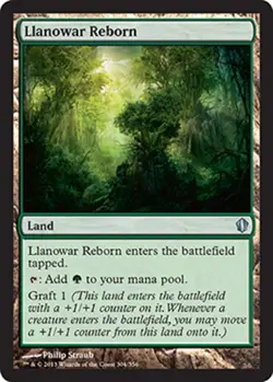 Llanowar Reborn - Commander 2013 #304/356 MTG Magic The Gathering - Image 1