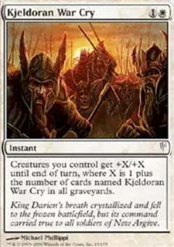 Kjeldoran War Cry - ColdSnap #13/155 MTG Magic The Gathering - Image 1