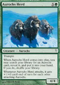 Aurochs Herd - ColdSnap #103/155 MTG Magic The Gathering - Image 1