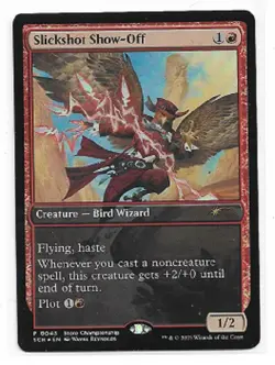 MTG magic cards 1x Slickshot Show-Off - Foil promo Store Championship 2025 Uniqu - Image 1