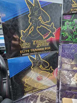 Pokemon Huge Sealed Lot 13 Paldean Fates ETB's, 4 Crown Zenith ETB And More - Image 2