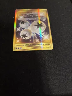 Triple Acceleration Energy 234/214 Gold Holo Secret Rare Pokemon Unbroken Bonds - Image 3