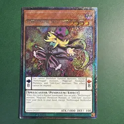 Yugioh - Performapal Skullcrobat Joker MISPRINT Platinum Secret Rare RA04-EN257 - Image 1