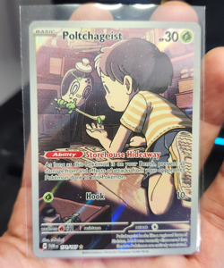 Pokemon TCG Twilight Masquerade Poltchageist Illustration Rare Holo #171/167 NM! - Image 2
