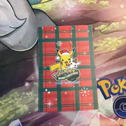 Pikachu Shiny Rayquaza Poncho Cracked Ice Hearts Holo Pokemon Database Christmas - Image 2