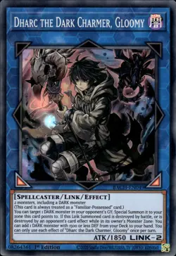 Dharc The Dark Charmer, Gloomy - Super Rare 1st Edition BACH-EN049 - NM - YuGiOh - Image 1
