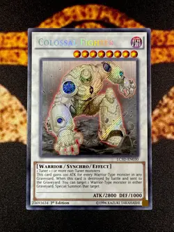 🔥YUGIOH • COLOSSAL FIGHTER • SECRET RARE • LC5D-EN030 • 1st EDITION • NM🔥 - Image 1