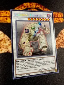 🔥YUGIOH • COLOSSAL FIGHTER • SECRET RARE • LC5D-EN030 • 1st EDITION • NM🔥 - Image 4