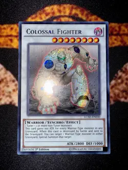 🔥YUGIOH • COLOSSAL FIGHTER • SECRET RARE • LC5D-EN030 • 1st EDITION • NM🔥 - Image 5