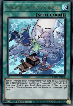 Floowandereeze And The Advent Of Adventure - Ultra Rare 1st BACH-EN060 NM YuGiOh - Image 1