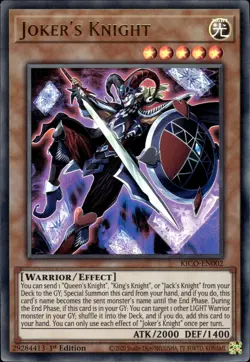 Joker's Knight - Ultra Rare 1st Edition KICO-EN002 - NM - YuGiOh - Image 1