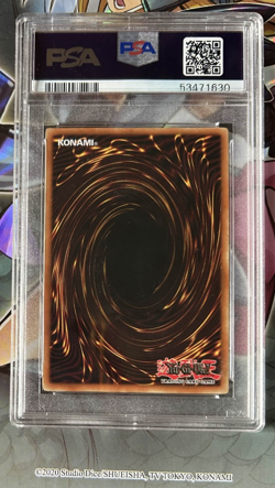 YuGiOh PSA Graded 9 Super Conductor Tyranno SD09-EN001 Ultra Rare 1st Edition - Image 2