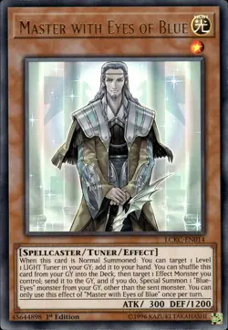 Master With Eyes Of Blue - Ultra Rare 1st Edition LCKC-EN014 - LP - YuGiOh - Image 1