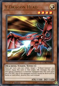 Y-Dragon Head - Ultra Rare 1st Edition LCKC-EN006 - NM - YuGiOh - Image 1
