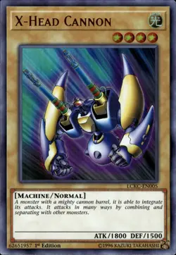 X-Head Cannon - Ultra Rare 1st Edition LCKC-EN005 - NM - YuGiOh - Image 1