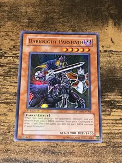 Yugioh Darknight Parshath PTDN-EN082 1st Edition LP Condition - Image 1