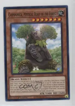 Carpiponica Mystical Beast of the Forest 1st Ed. YuGiOh Tin Pharaoh's Gods 1at2 - Image 1