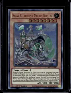 Yugioh! 1x Heavy Beetrooper Mighty Neptune BODE-EN087 Ultra Rare 1st ed NM - Image 1