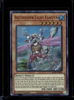 Yugioh! NM Beetrooper Light Flapper - BODE-EN086 - Ultra Rare - 1st Edition Ligh - Image 1