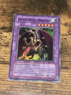 YugiOh Fiend Skull Dragon - LOD-039 - Super Rare Unimited - LP - Image 1