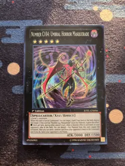 YuGiOh Number C104: Umbral Horror Masquerade Super Rare 1st JOTL-EN056 English - Image 1