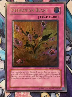 Chthonian Blast EEN-EN050 ULTIMATE Rare YuGiOh Card - Image 1