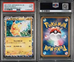 【Mint PSA9】Pokemon Card Pikachu 108/BW-P Japanese Promo 2011 F/S - Image 3