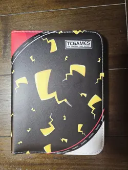 Pokemon TCG 4-Pocket Card Collection Zipper Binder 400 Pockets - Image 1
