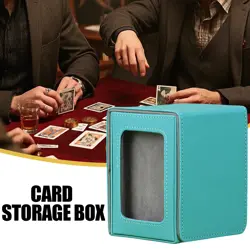 Card Storage Box Magnetic Trading Card Storage Box High Capacity Collection Hold - Image 3