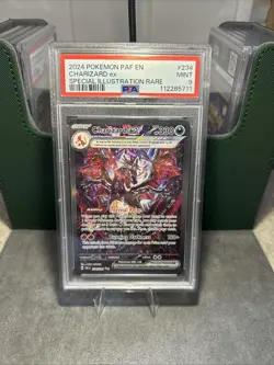 Pokemon TCG Charizard EX Paldean Fates Card 234/091 PSA 9 Mint - Image 1