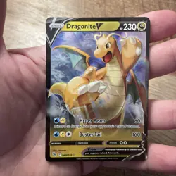 Pokemon Go Dragonite v Ultra Rare Holo Card 049/078 Near Mint! FREE SHIPPING! - Image 1