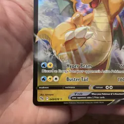 Pokemon Go Dragonite v Ultra Rare Holo Card 049/078 Near Mint! FREE SHIPPING! - Image 4