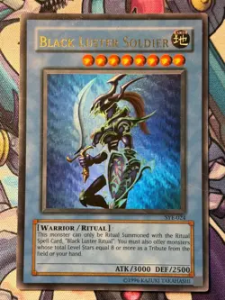 BLACK LUSTER SOLDIER SYE-024 ULTRA RARE YuGiOh Card - Image 1