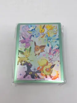Eevee Card Sleeves From Pokemon Prismatic Evolutions SPC 65 Sleeves Total - Image 1