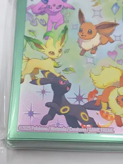 Eevee Card Sleeves From Pokemon Prismatic Evolutions SPC 65 Sleeves Total - Image 4