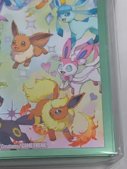 Eevee Card Sleeves From Pokemon Prismatic Evolutions SPC 65 Sleeves Total - Image 5