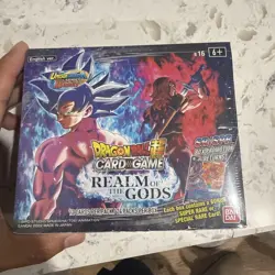 Dragon Ball Super Card Game REALM OF THE GODS Booster Box (24 Packs) SEALED - Image 1
